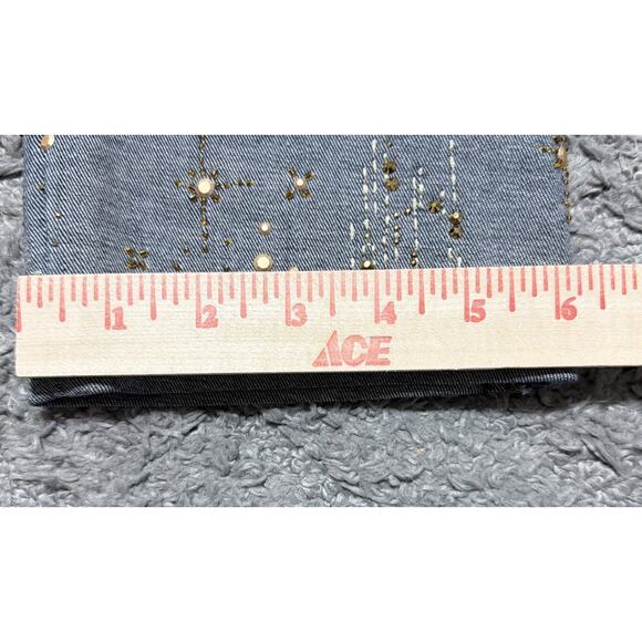 Chicos Celestial Cuff Embroidered Embellished Pull On Ankle Jeggings Sz 14R NWT - Picture 11 of 14